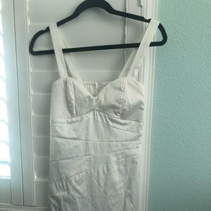 White cocktail dress